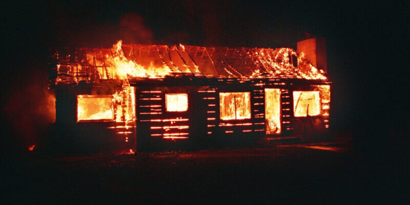Жилой дом горел в Самарской области