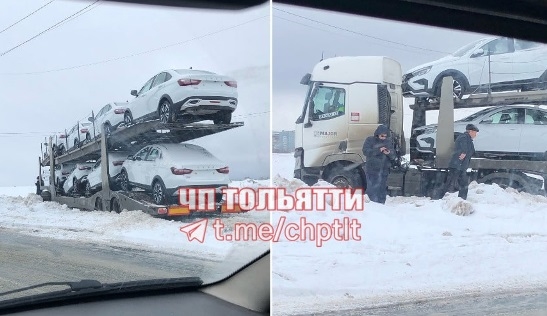 В Тольятти за рулем автовоза скончался водитель